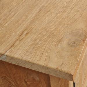 Έπιπλο Τηλεόρασης 120x30x40 εκ Μασίφ Ξύλο Teak - PAKOBAZAAR