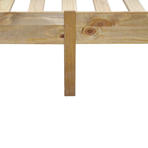 Κρεβάτι Στιλ Corona 140 x 200 εκ. Μεξικ. Ξύλο Πεύκου με Στρώμα