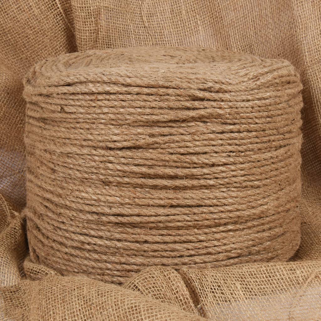 Σχοινί 6 χιλ. 500 μ. από 100% Γιούτα - Pakobazaar