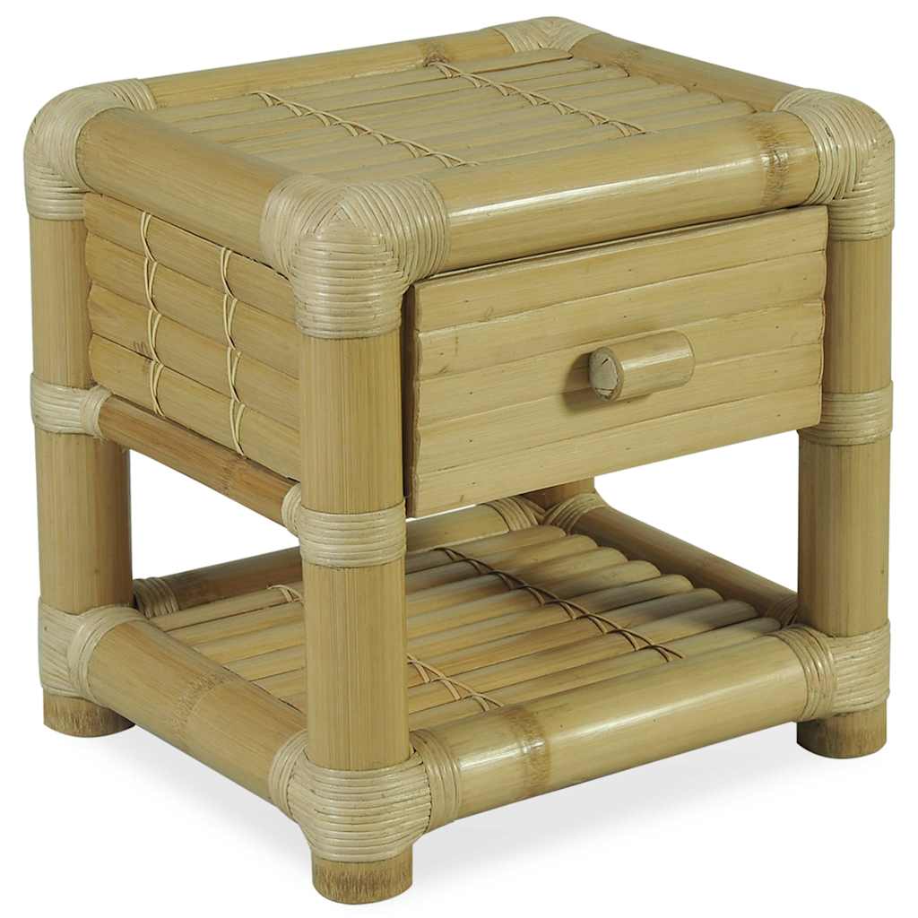 Κομοδίνο Φυσικό Χρώμα 45 x 45 x 40 εκ. από Μπαμπού