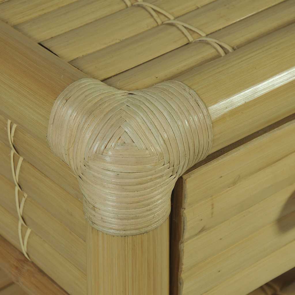 Κομοδίνο Φυσικό Χρώμα 45 x 45 x 40 εκ. από Μπαμπού