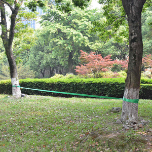 Slackline - Ιμάντας Ισορροπίας Πράσινος 15 μ. x 50 χιλ. / 150 κ. - PAKOBAZAAR