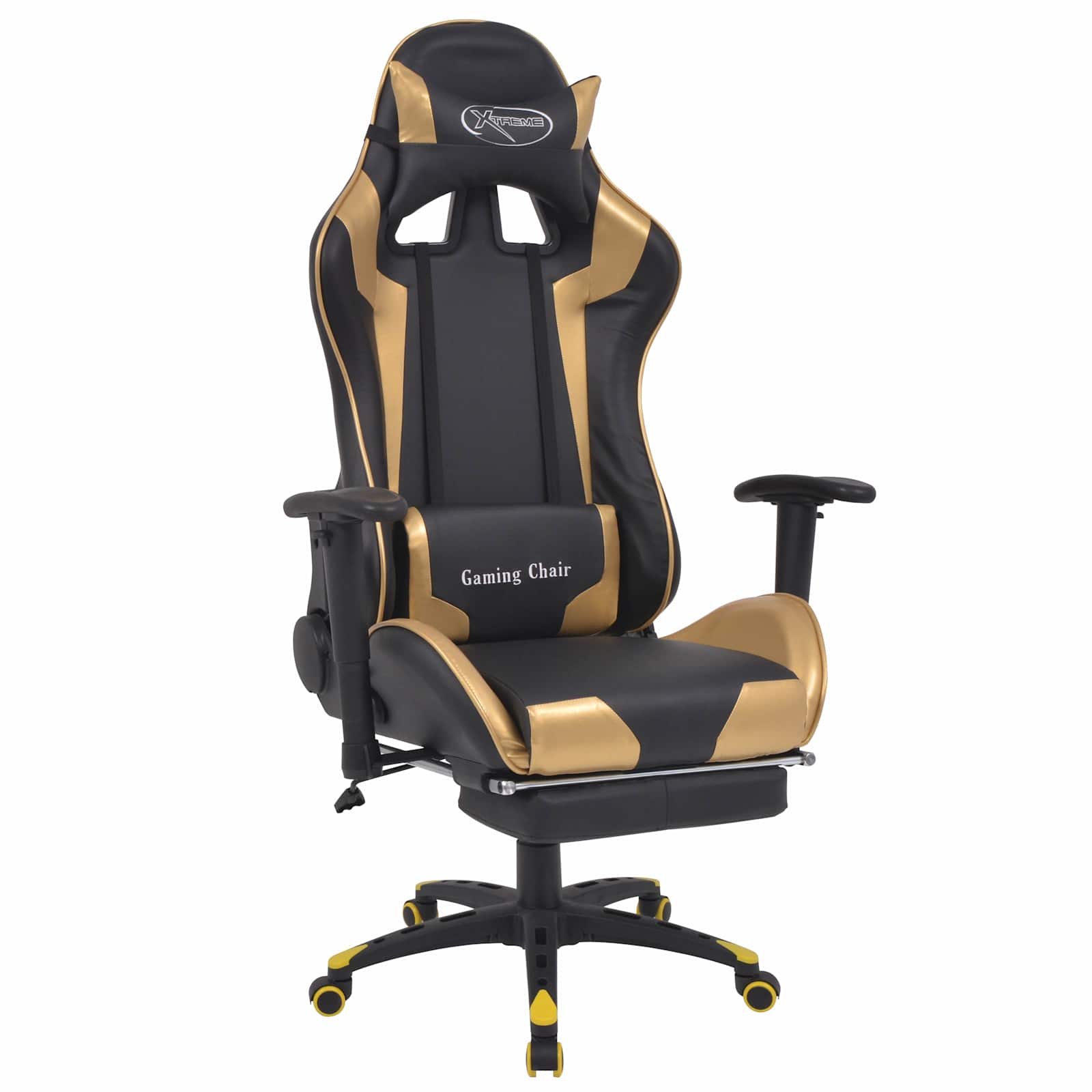 Καρέκλα Gaming Χρυσό 70 x 71 x 136 εκ. Δερματίνη - Pakobazaar