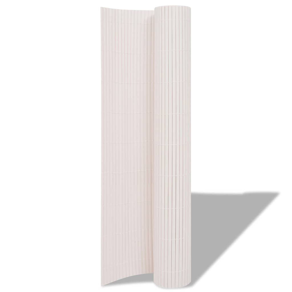 Φράχτης Κήπου Λευκό 150 x 300 cm PVC
