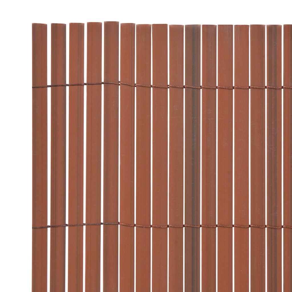 Φράχτης Κήπου Καφέ 150 x 300 cm PVC