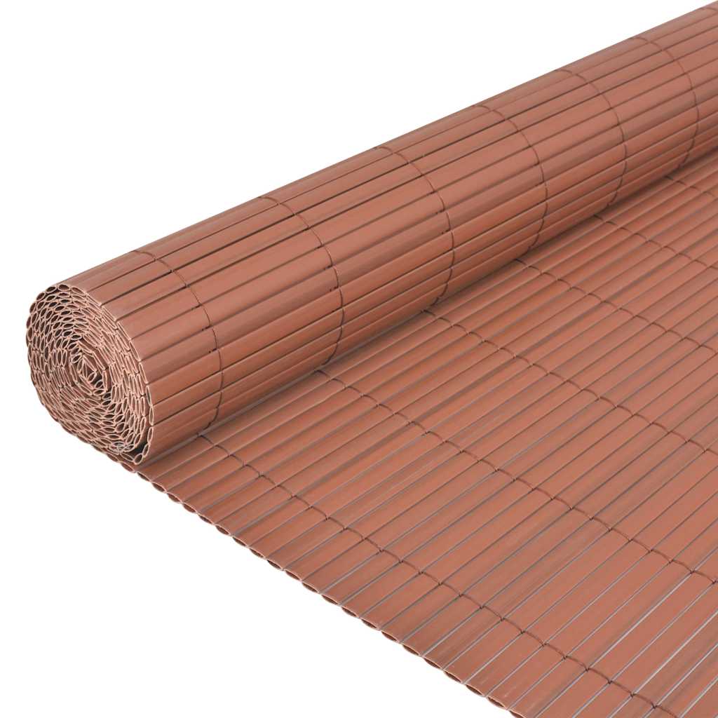 Φράχτης Κήπου Καφέ 150 x 300 cm PVC
