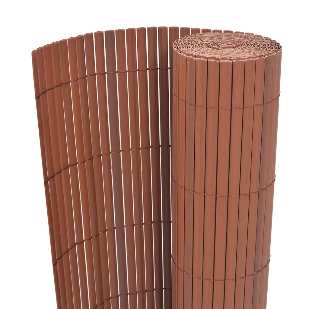 Φράχτης Κήπου Καφέ 150 x 300 cm PVC