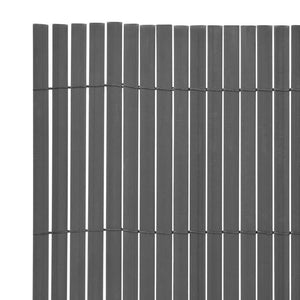 Φράχτης Κήπου Γκρι 150 x 300 cm PVC