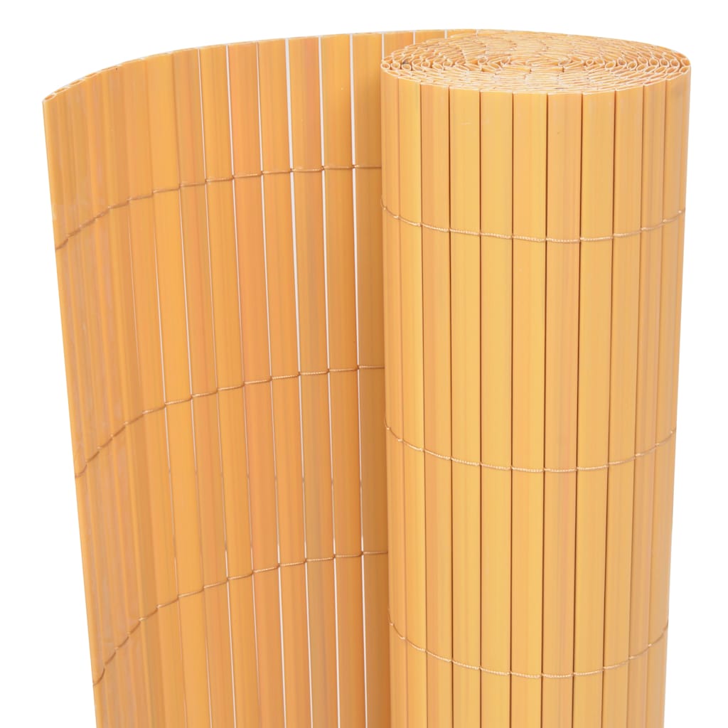 Φράχτης Κήπου Κίτρινο 150 x 500 cm PVC