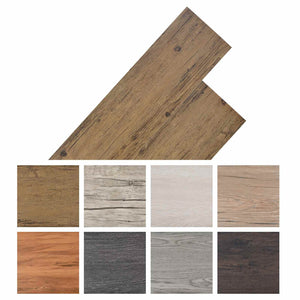 Πλάκες Δαπέδου 18 pcs Καρυδιά Καφέ 5,26 τ.μ. PVC - Pakobazaar