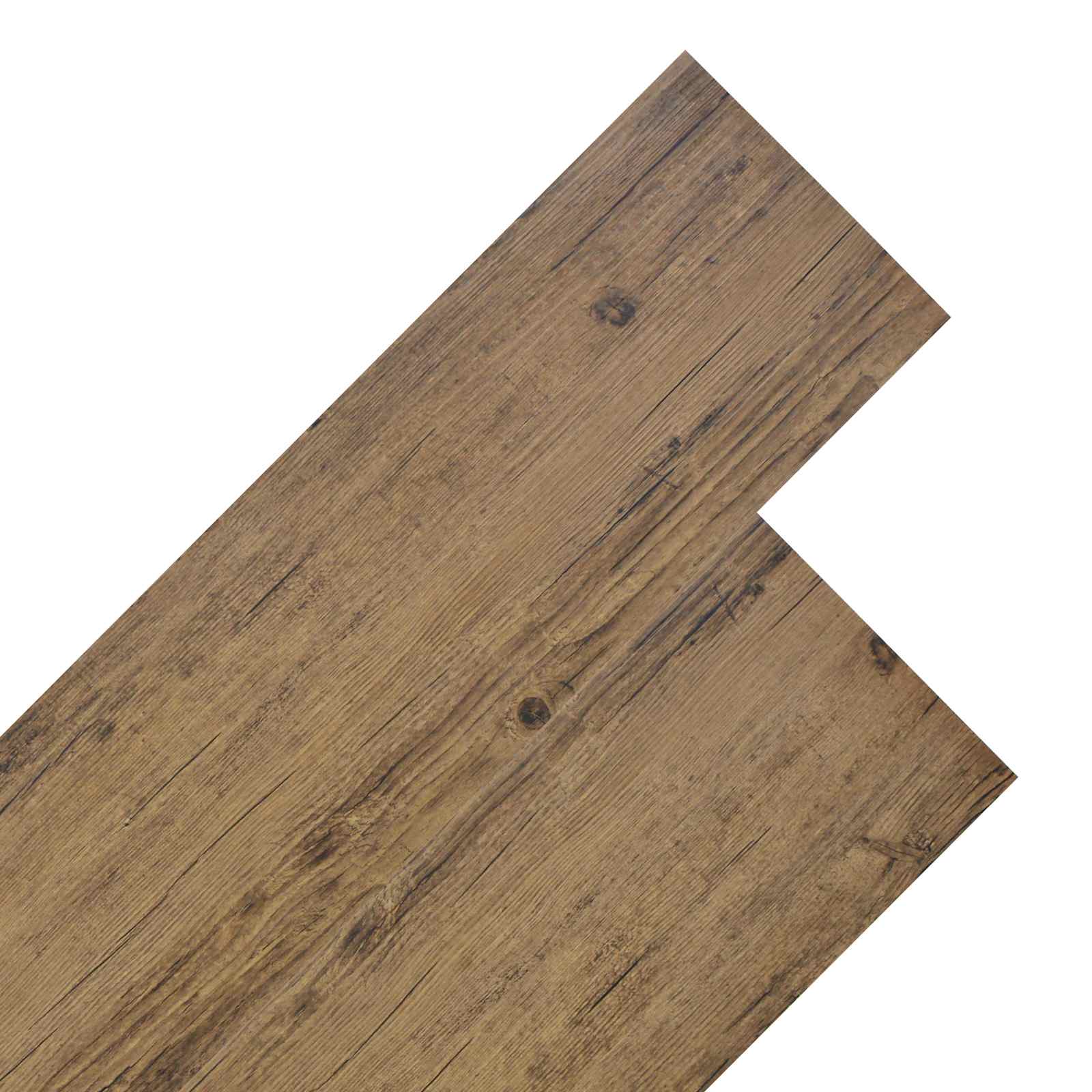 Πλάκες Δαπέδου 18 pcs Καρυδιά Καφέ 5,26 τ.μ. PVC - Pakobazaar
