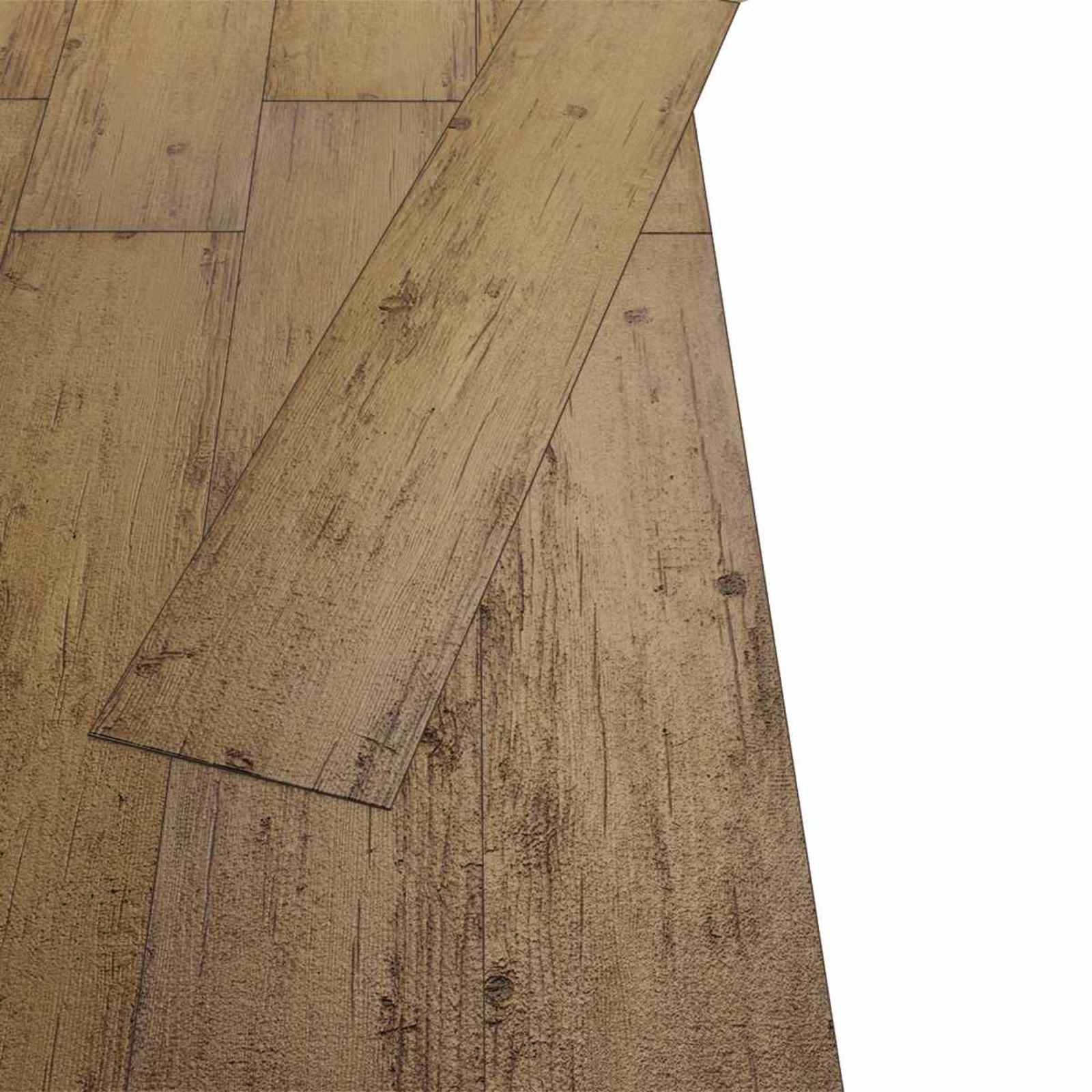 Πλάκες Δαπέδου 18 pcs Καρυδιά Καφέ 5,26 τ.μ. PVC - Pakobazaar