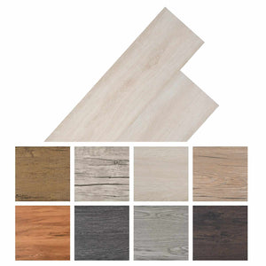 Πλάκες Δαπέδου 18 pcs Λευκός 5,26 τ.μ. PVC - Pakobazaar