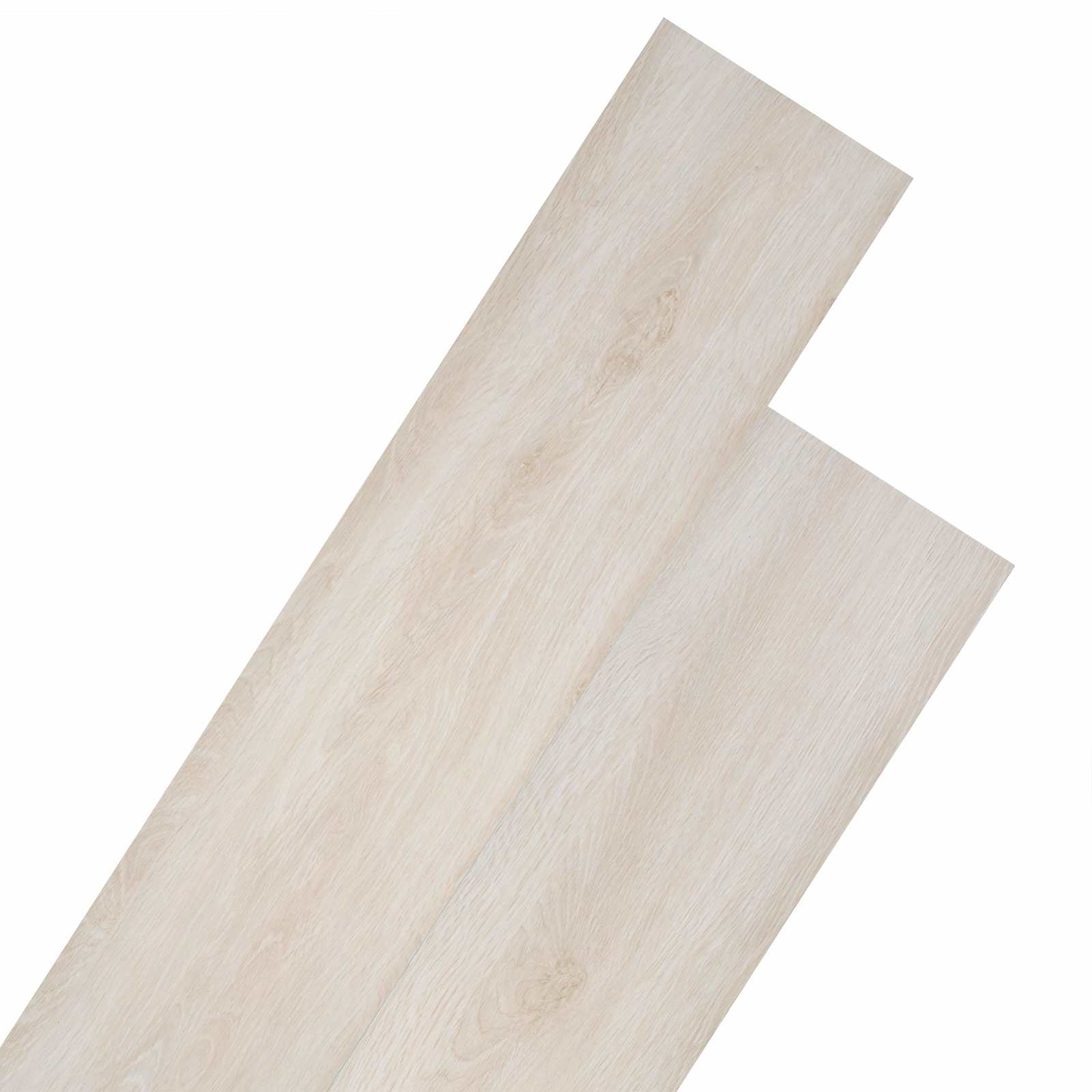 Πλάκες Δαπέδου 18 pcs Λευκός 5,26 τ.μ. PVC - Pakobazaar