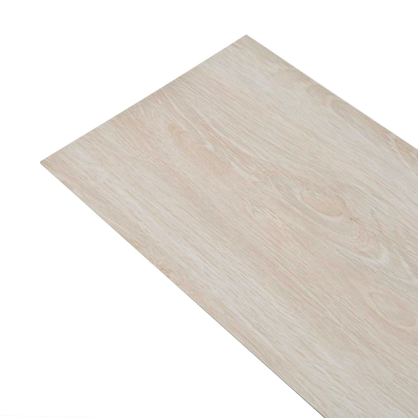 Πλάκες Δαπέδου 18 pcs Λευκός 5,26 τ.μ. PVC - Pakobazaar