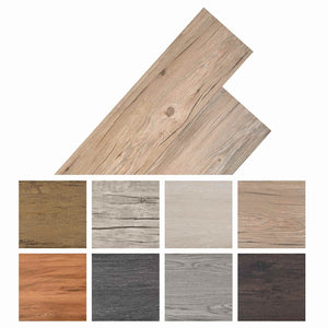 Πλάκες Δαπέδου 18 pcs Καφέ 5,26 τ.μ. PVC - Pakobazaar