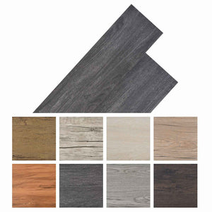 Πλάκες Δαπέδου 18 pcs Μαύρο και Λευκό 5,26 τ.μ. PVC - Pakobazaar