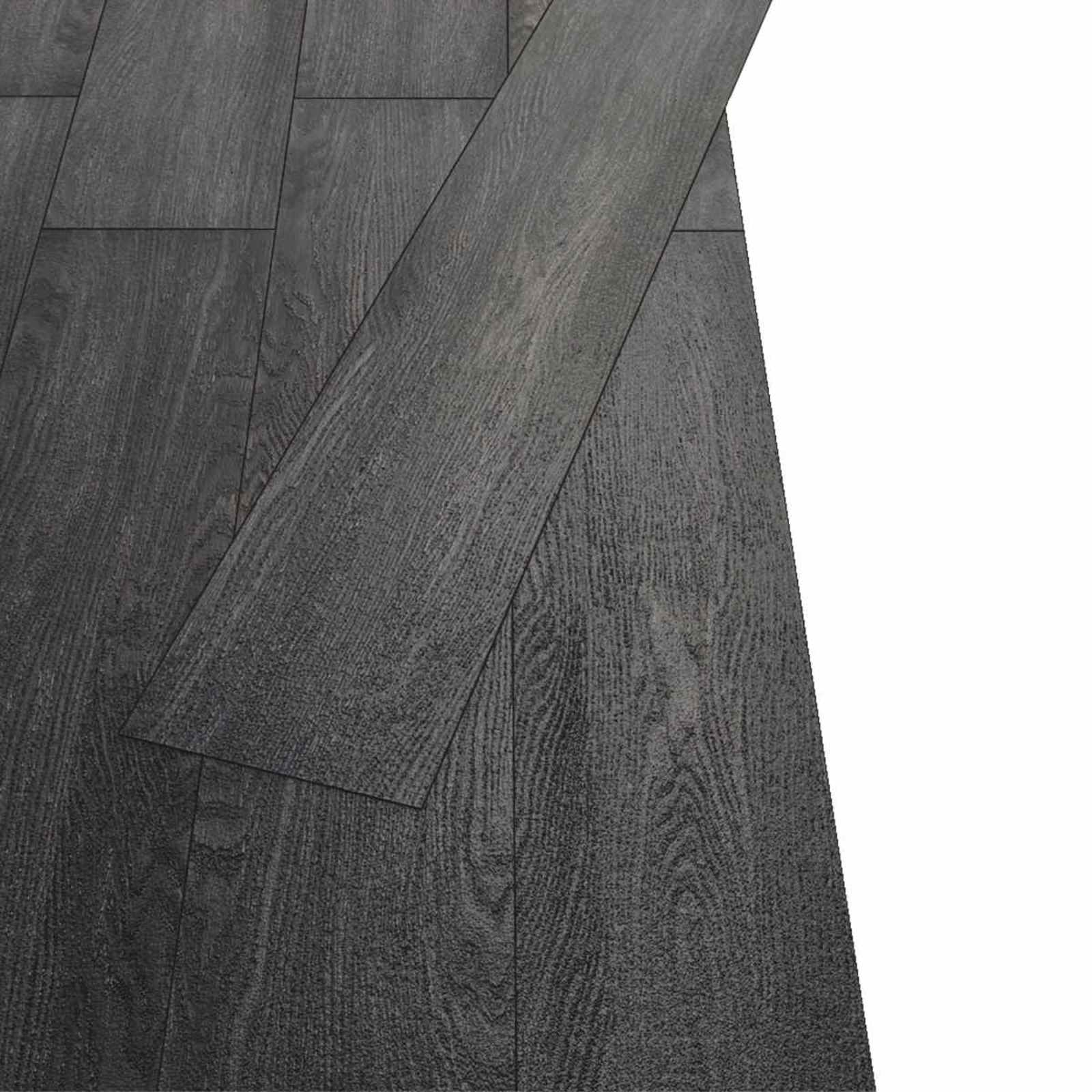 Πλάκες Δαπέδου 18 pcs Μαύρο και Λευκό 5,26 τ.μ. PVC - Pakobazaar