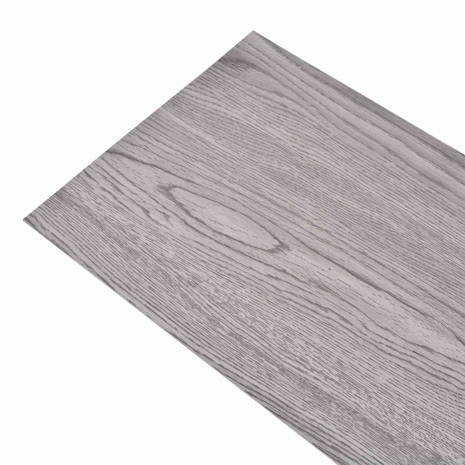 Πλάκες Δαπέδου 18 pcs Σκούρο Γκρι 5,26 τ.μ. PVC - Pakobazaar