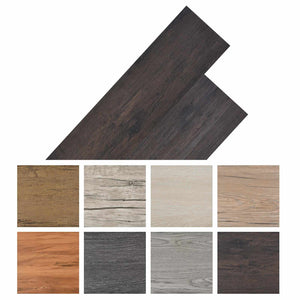 Πλάκες Δαπέδου 18 pcs Σκούρο Γκρι 5,26 τ.μ. PVC - Pakobazaar