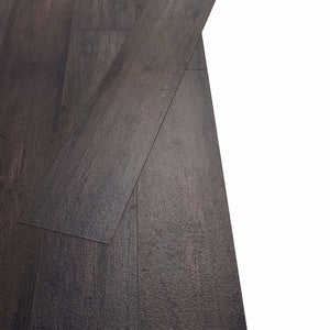 Πλάκες Δαπέδου 18 pcs Σκούρο Γκρι 5,26 τ.μ. PVC - Pakobazaar