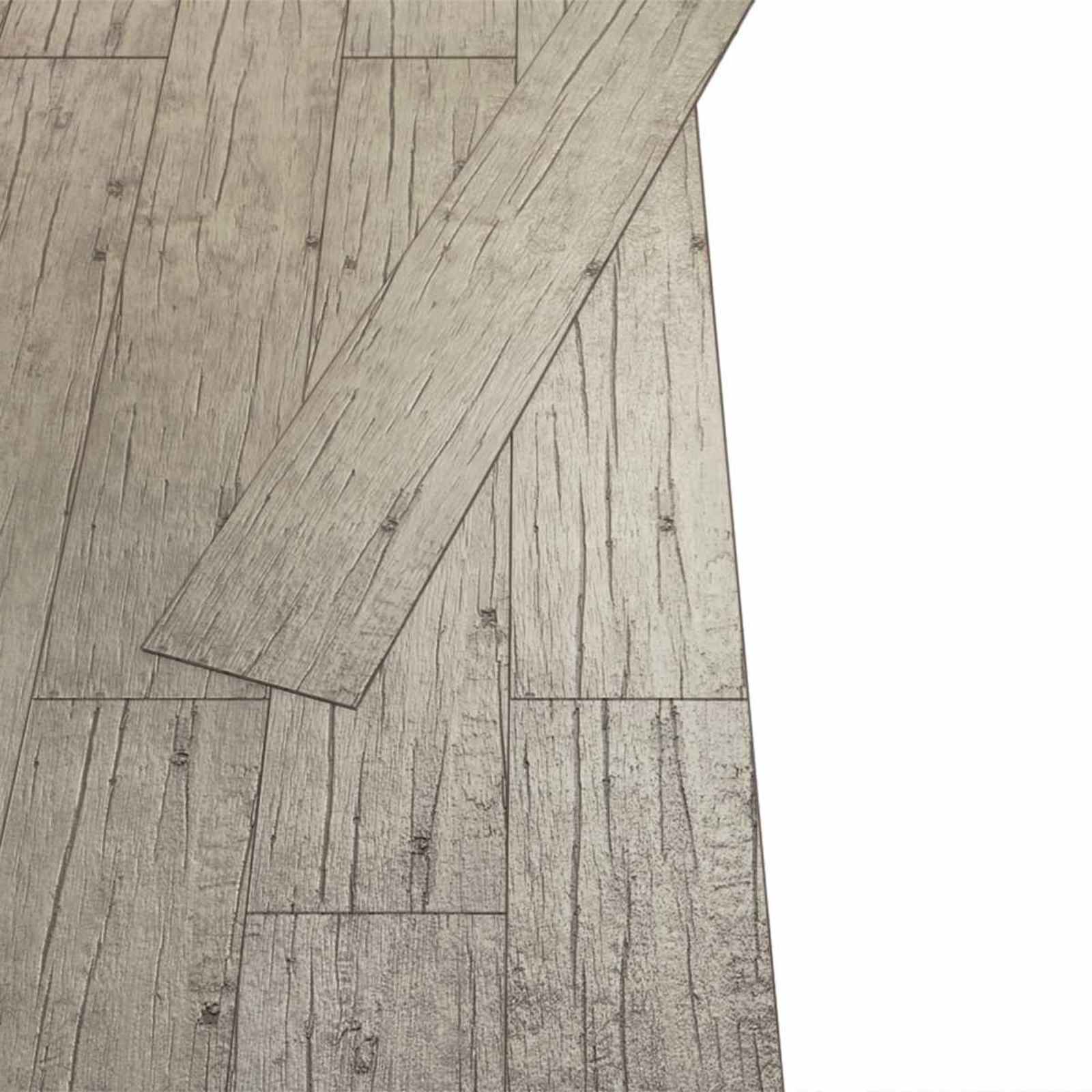 Πλάκες Δαπέδου 36 pcs Γκρι 5,02 m² PVC - Pakobazaar