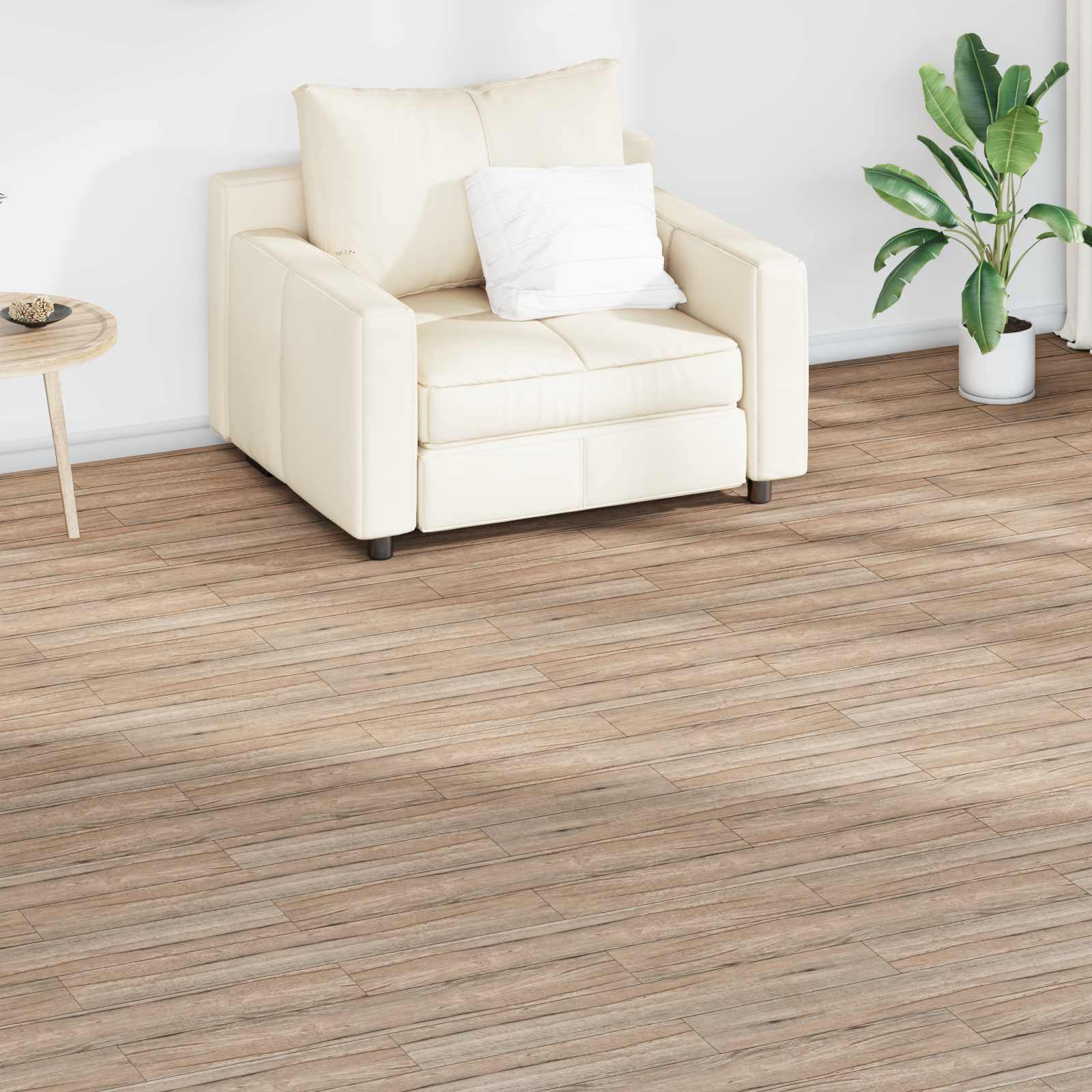 Πλάκες Δαπέδου 36 pcs Καφέ Δρυς 5,02 m² PVC - Pakobazaar