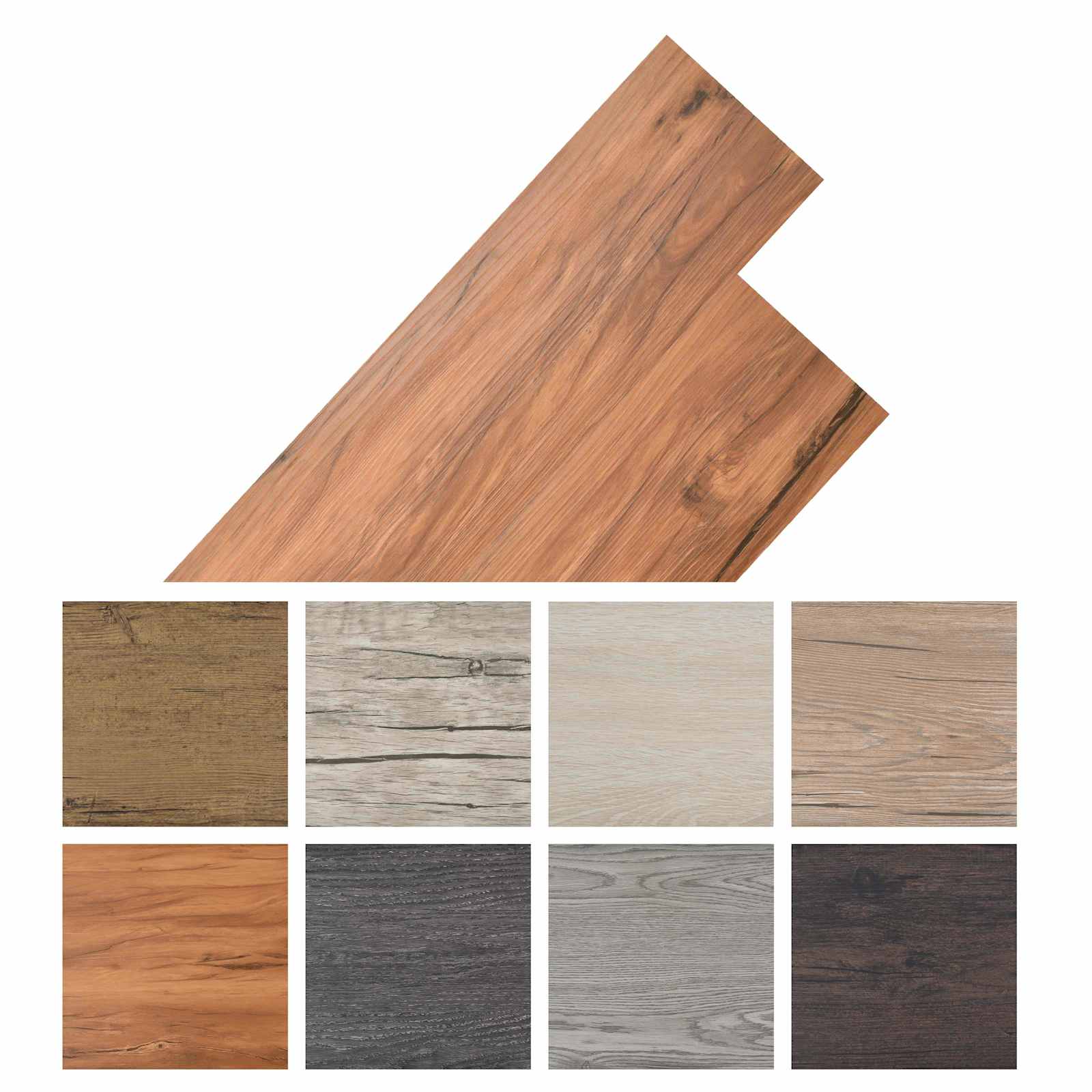Πλάκες Δαπέδου 36 pcs Φυσικό 5,02 m² PVC - Pakobazaar