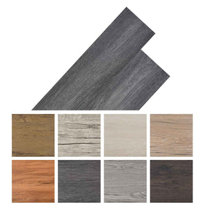 Πλάκες Δαπέδου 36 pcs Μαύρο και Λευκό 5,02 m² PVC - Pakobazaar