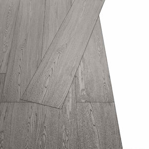 Πλάκες Δαπέδου 36 pcs Σκούρο Γκρι 5,02 m² PVC - Pakobazaar