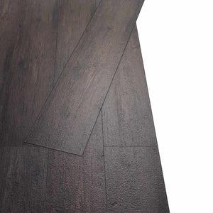 Πλάκες Δαπέδου 36 pcs Σκούρο Καφέ 5,02 m² PVC - Pakobazaar