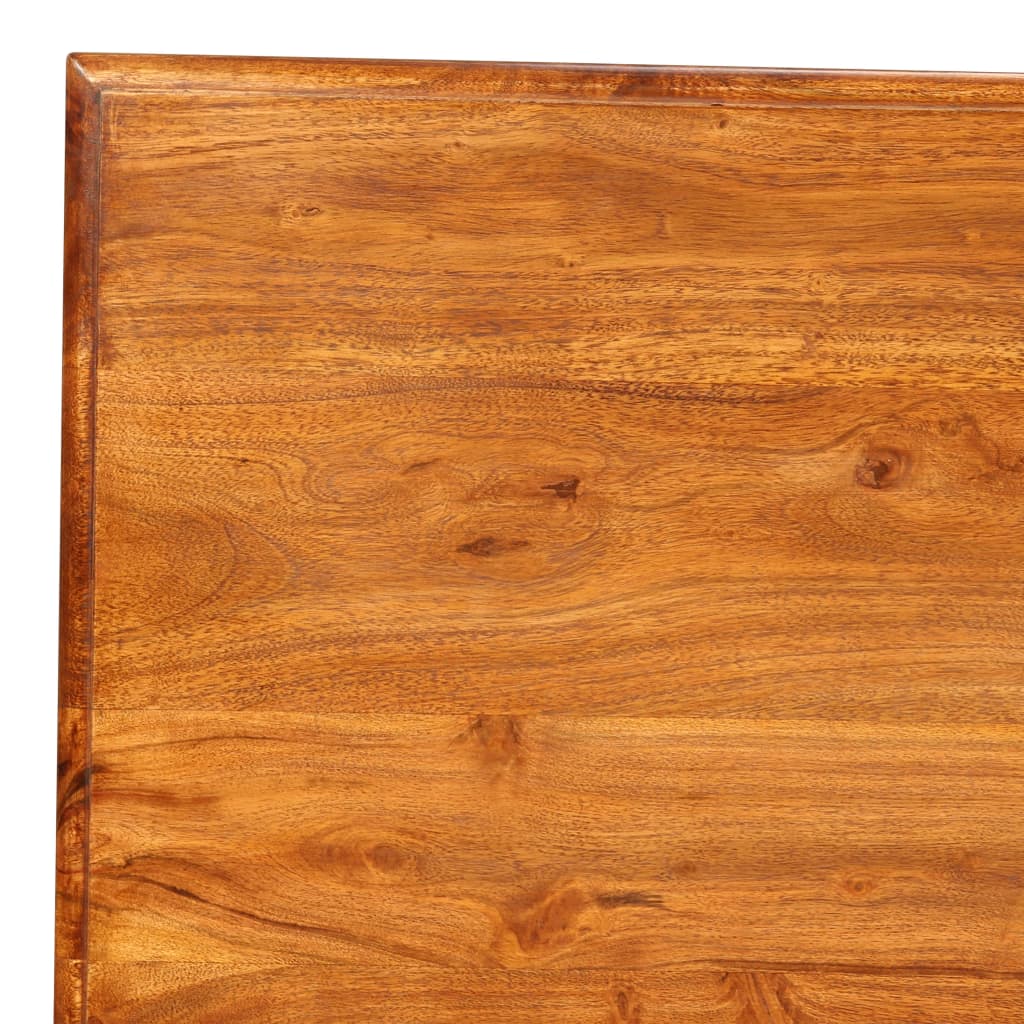 Τραπεζαρία 180 x 90 x 76 εκ. Μασίφ Ξύλο με Μελί Φινίρισμα - Pakobazaar