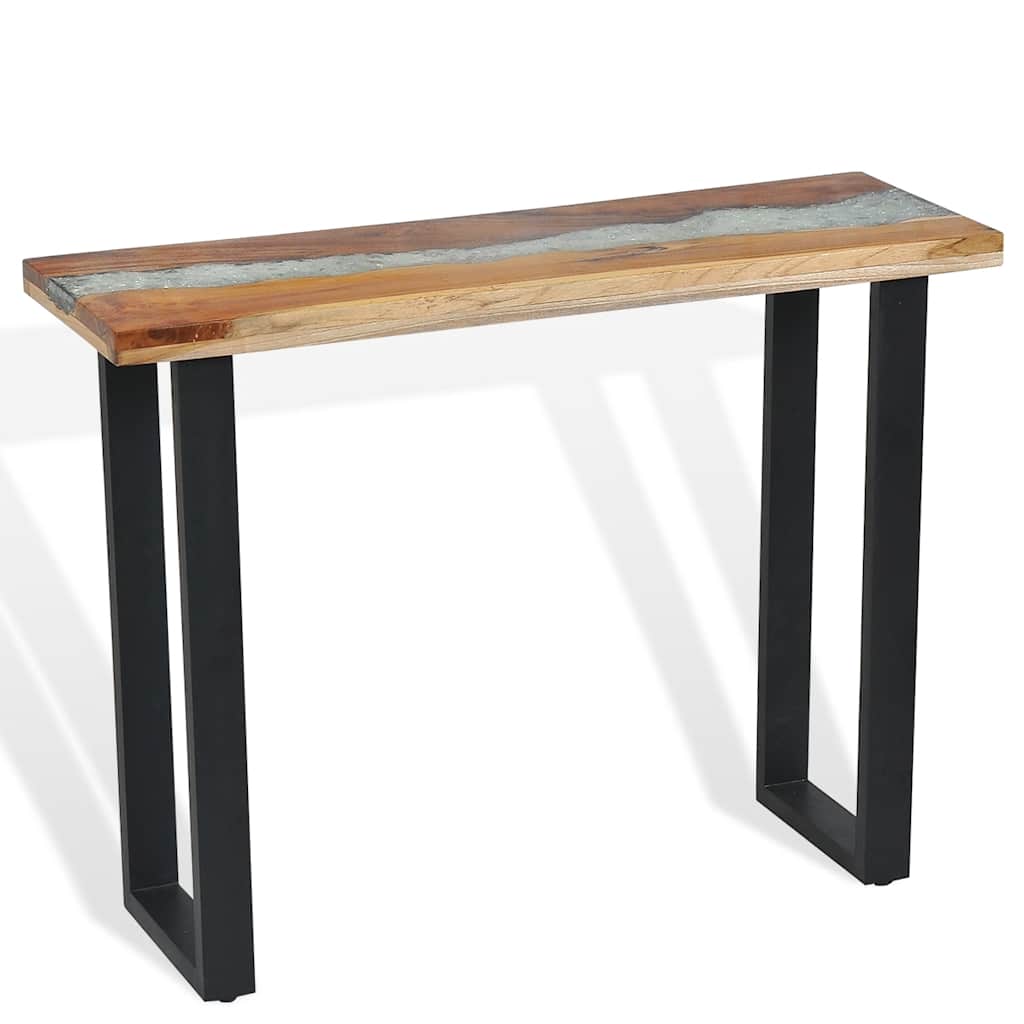 Κονσόλα Τραπέζι 100 x 35 x 75 εκ. από Ξύλο Teak - PAKOBAZAAR