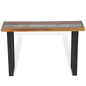 Κονσόλα Τραπέζι 100 x 35 x 75 εκ. από Ξύλο Teak - PAKOBAZAAR