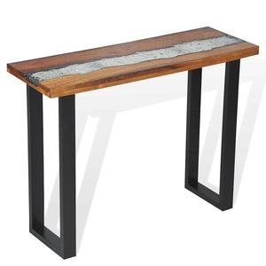 Κονσόλα Τραπέζι 100 x 35 x 75 εκ. από Ξύλο Teak - PAKOBAZAAR