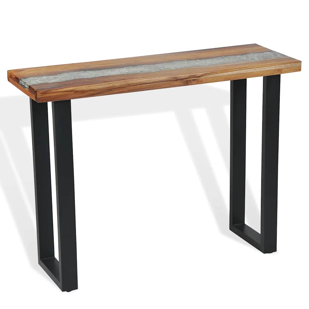 Κονσόλα Τραπέζι 100 x 35 x 75 εκ. από Ξύλο Teak - PAKOBAZAAR