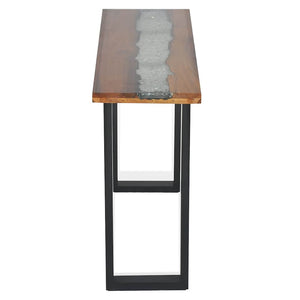 Κονσόλα Τραπέζι 100 x 35 x 75 εκ. από Ξύλο Teak - PAKOBAZAAR