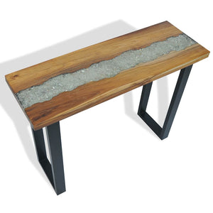 Κονσόλα Τραπέζι 100 x 35 x 75 εκ. από Ξύλο Teak - PAKOBAZAAR