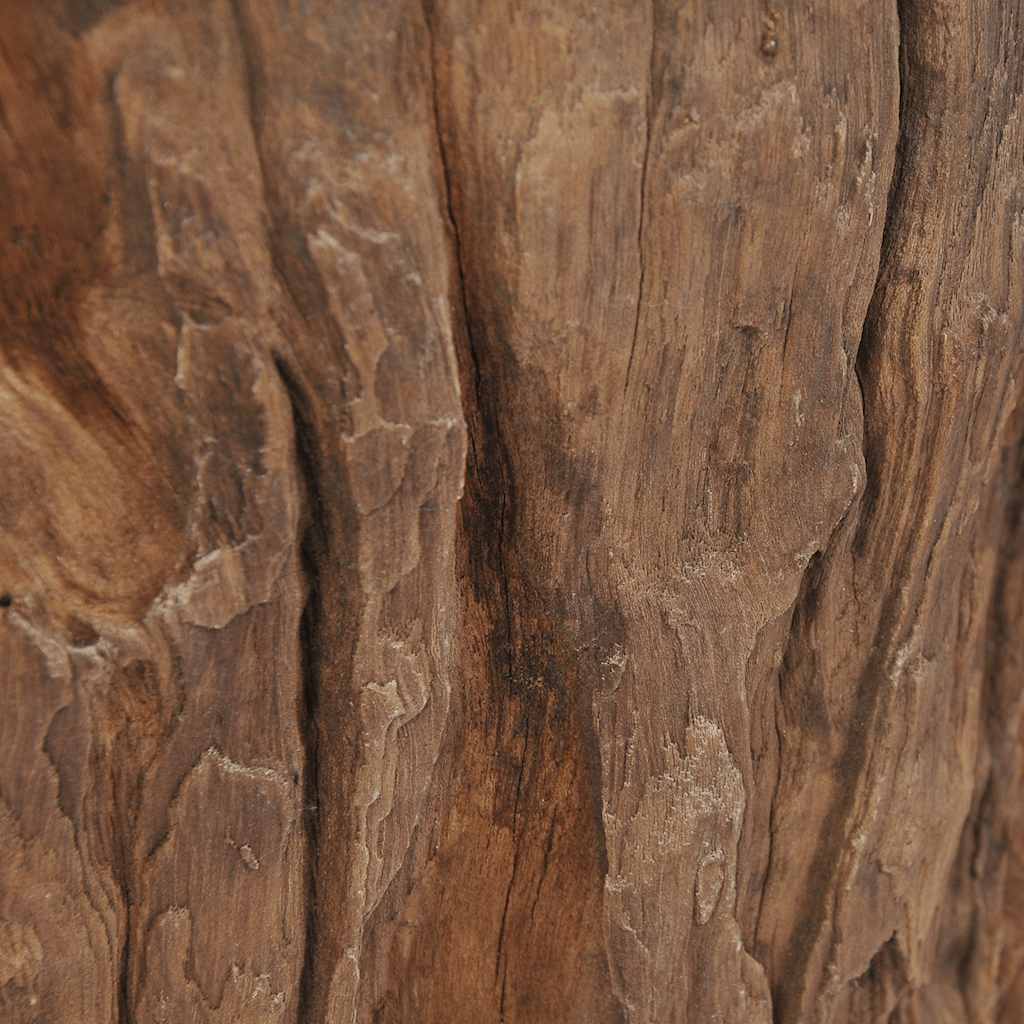 Τραπεζάκι Σαλονιού 50 x 40 εκ. από Ξύλο Teak / Γυαλί - PAKOBAZAAR