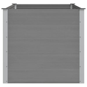Ζαρντινιέρα Υπερυψωμένη Γκρι 150 x 100 x 91 εκ. από WPC - Pakobazaar