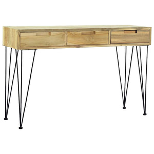 Τραπέζι Κονσόλα 120 x 35 x 76 εκ. από Μασίφ Ξύλο Teak - PAKOBAZAAR