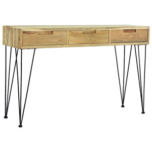 Τραπέζι Κονσόλα 120 x 35 x 76 εκ. από Μασίφ Ξύλο Teak - PAKOBAZAAR