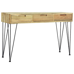 Τραπέζι Κονσόλα 120 x 35 x 76 εκ. από Μασίφ Ξύλο Teak - PAKOBAZAAR