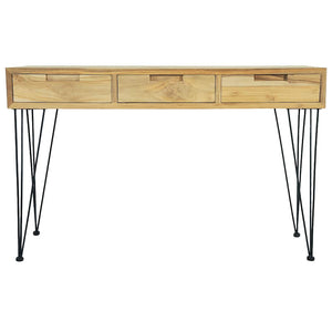 Τραπέζι Κονσόλα 120 x 35 x 76 εκ. από Μασίφ Ξύλο Teak - PAKOBAZAAR
