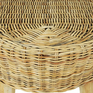 Πάγκος Χολ Χρώμα Φυσικό 110 x 35 x 45 εκ. Ρατάν - PAKOBAZAAR