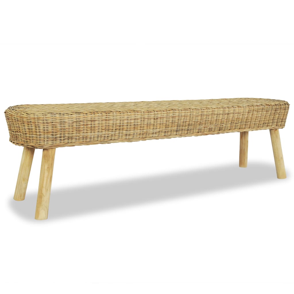 Πάγκος Χολ Χρώμα Φυσικό 160 x 35 x 45 εκ. Ρατάν - PAKOBAZAAR