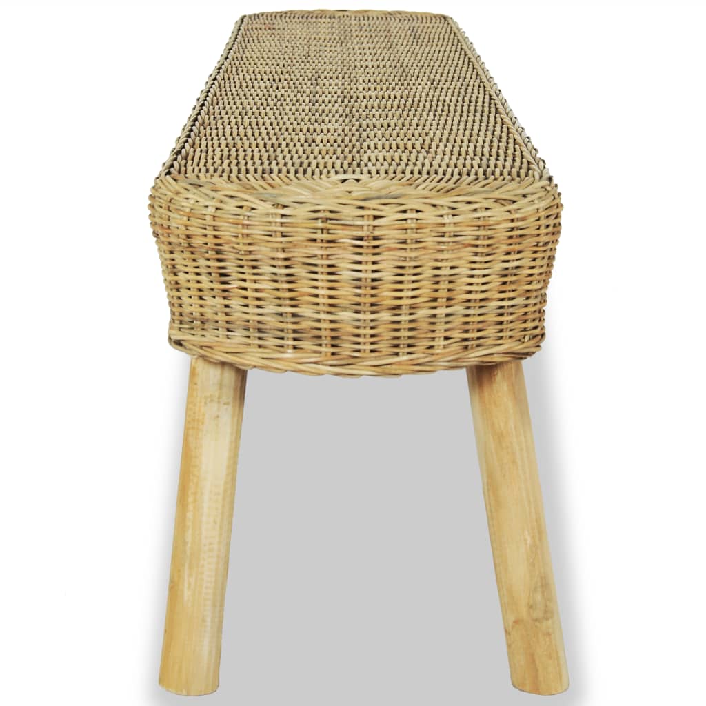 Πάγκος Χολ Χρώμα Φυσικό 160 x 35 x 45 εκ. Ρατάν - PAKOBAZAAR