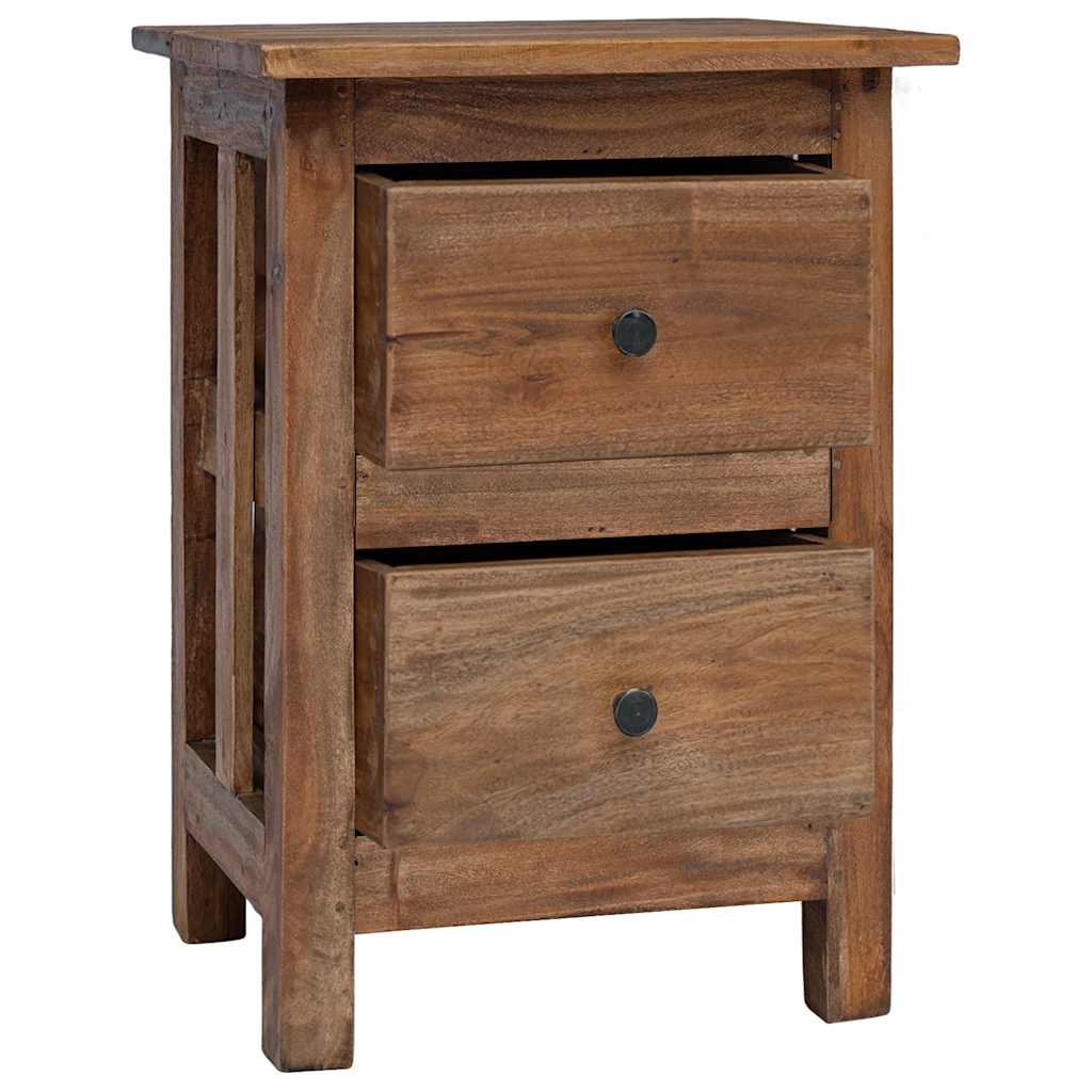 Κομοδίνο 40 x 30 x 51 εκ. από Μασίφ Ξύλο Μαόνι - PAKOBAZAAR