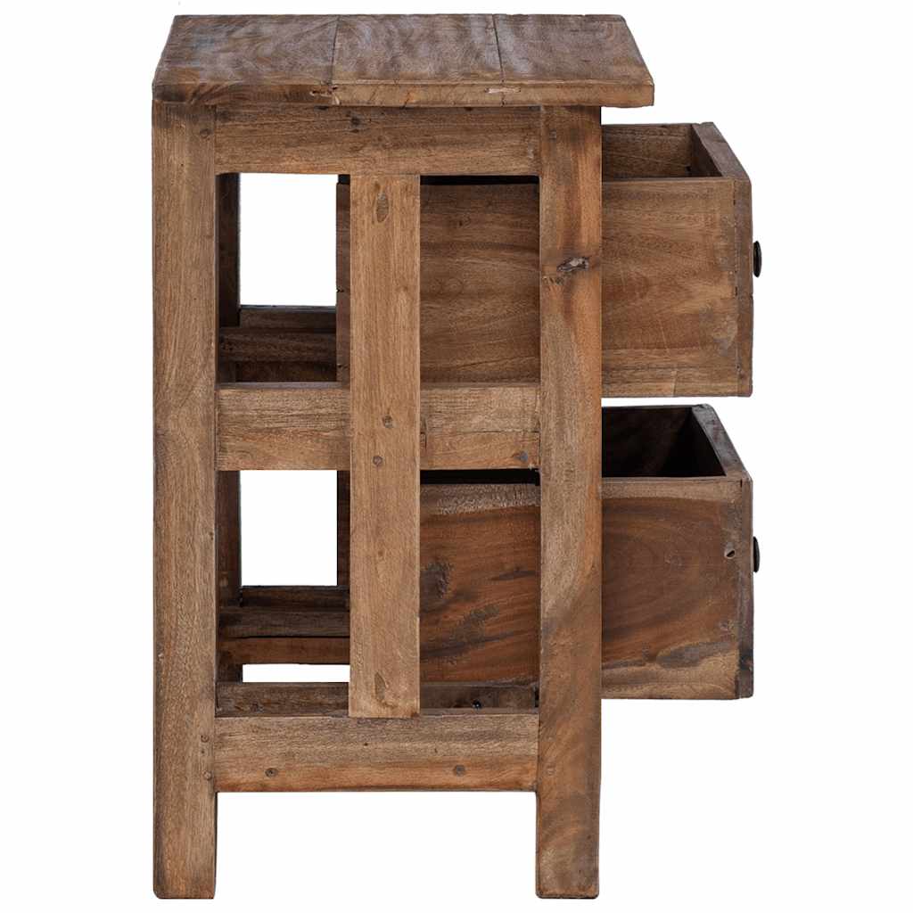Κομοδίνο 40 x 30 x 51 εκ. από Μασίφ Ξύλο Μαόνι - PAKOBAZAAR