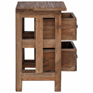 Κομοδίνο 40 x 30 x 51 εκ. από Μασίφ Ξύλο Μαόνι - PAKOBAZAAR